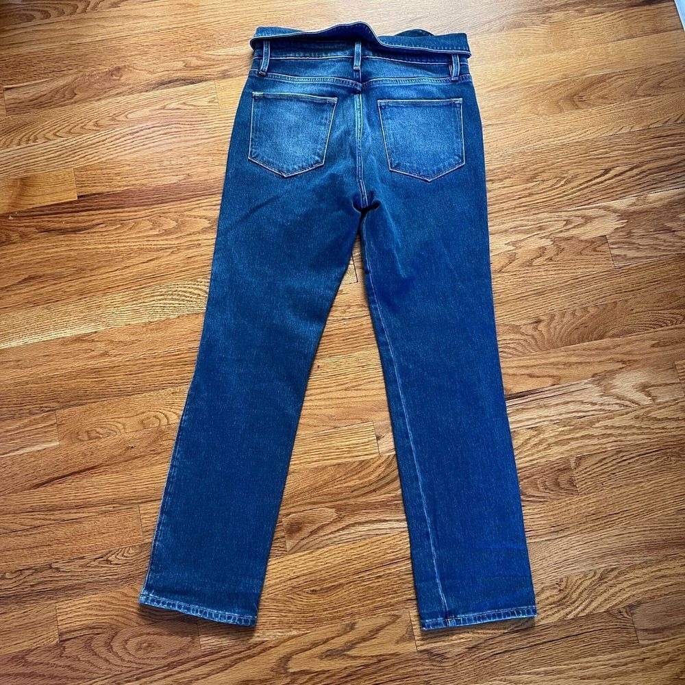 Frame Le High Straight Stallis Jeans Womens 26 Dark Blue High Rise NWT‎ - Picture 2 of 10